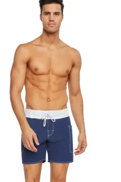 Sauvage Swimwear Banded Pocket Board - Navy