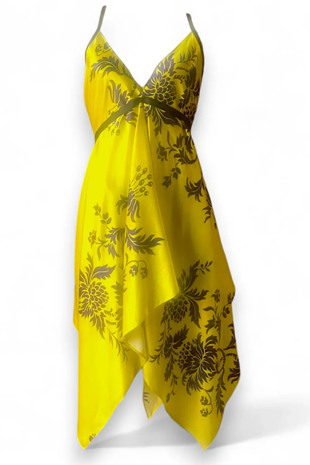 Women Sauvage Swimwear Designer Silk Dress- Leopard