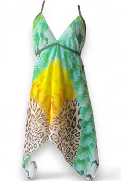Women Sauvage Swimwear Designer Silk Dresses