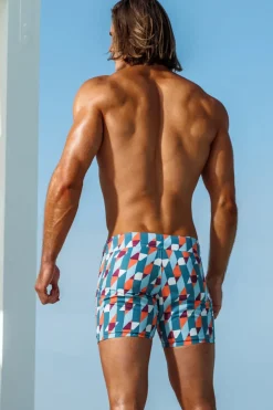 Sauvage Swimwear Mid Century Blue Board