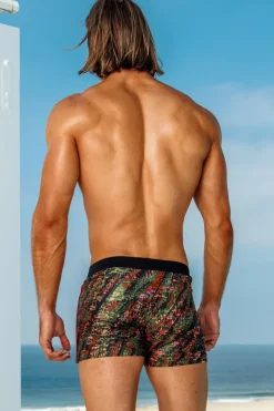 Sauvage Swimwear Midnight Retro Lycra Swimmer