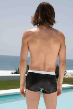 Sauvage Swimwear Operator Black Slick