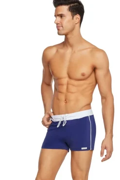 Sauvage Swimwear Retro Lycra Swimmer - Navy