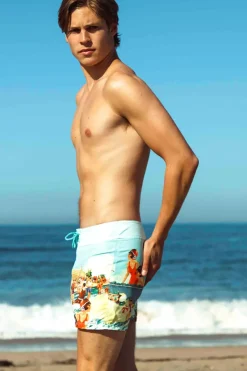 Sauvage Swimwear Riviera Photo Surf Short