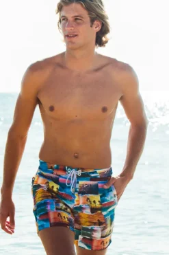 Sauvage Swimwear Surfer Photo Board Short