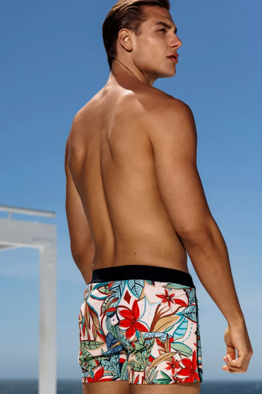Sauvage Swimwear Tropical Varenna Retro Lycra Swimmer