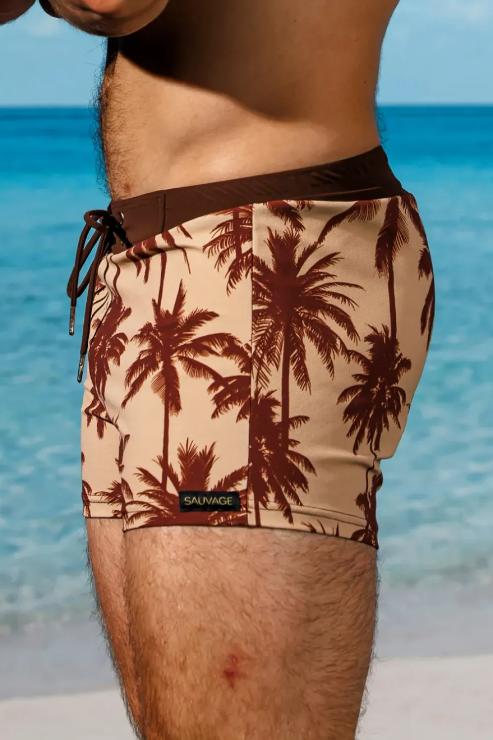 Sauvage Swimwear Varenna Natural Retro Lycra Swimmer